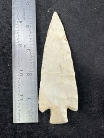 4 & 5/8" Apple Creek Indian Artifact Arrowhead