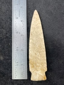 4 & 3/4" Scottsbluff Indian Artifact Arrowhead