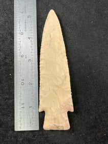 5 & 1/8" Hardin Indian Artifact Arrowhead