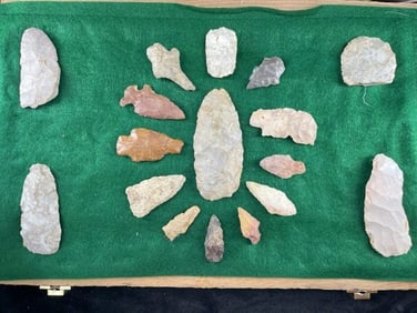 Exceptionally Nice Arrowheads frame NOT included