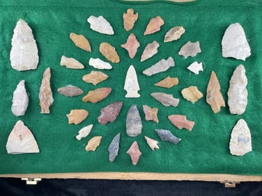 Exceptionally Nice Arrowheads frame NOT included