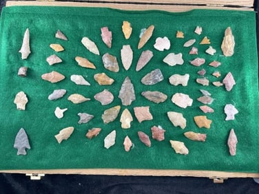 Exceptionally Nice Arrowheads frame NOT included
