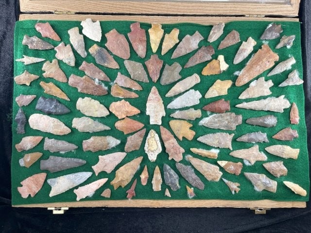 Group of Arrowheads with MINOR TO MAJOR RESTORATION (1 of 4)