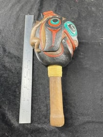 Wooden Moracca Indian Artifact Arrowhead
