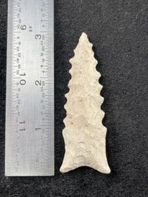 Dalton Indian Artifact Arrowhead