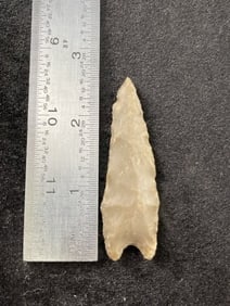 Dalton Indian Artifact Arrowhead