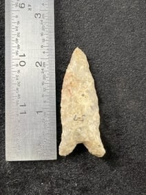 Dalton Indian Artifact Arrowhead