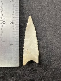 Dalton Indian Artifact Arrowhead