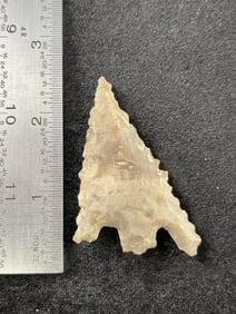 Exotic Point from Nolan County, Texas ex - Delk Collection Indian Artifact Arrowhead