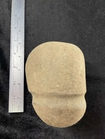 Grooved Hammerstone Indian Artifact Arrowhead