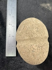 Grooved Hammerstone Indian Artifact Arrowhead