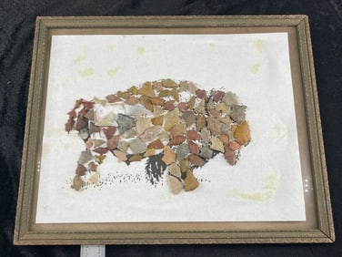 Group of Arrow Points Frame IS included Indian Artifact Arrowhead