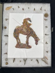 Group of Arrow Points Frame IS included Indian Artifact Arrowhead