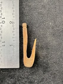 Bone Hook Indian Artifact Arrowhead