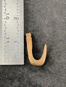Bone Hook Indian Artifact Arrowhead