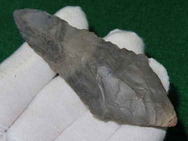3 & 7/8" Adena Indian Artifact Arrowhead