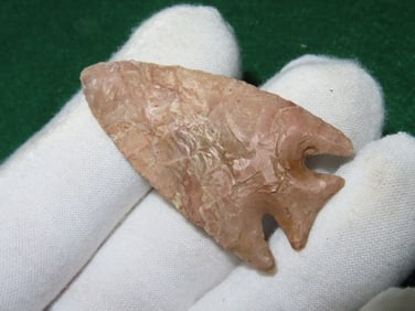 2" Corner Notch Indian Artifact Arrowhead