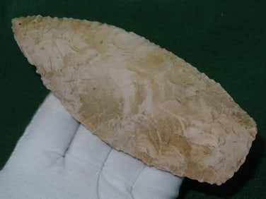6 & 1/4" Adena Blade Indian Artifact Arrowhead