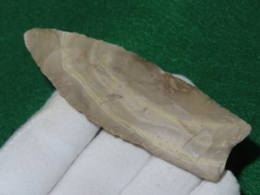3 & 3/4" Dalton great workmanship & material Indian Artifact Arrowhead