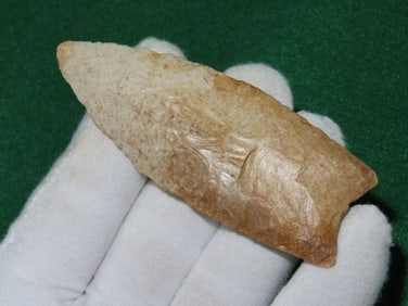 3 & 5/8" Clovis Indian Artifact Arrowhead