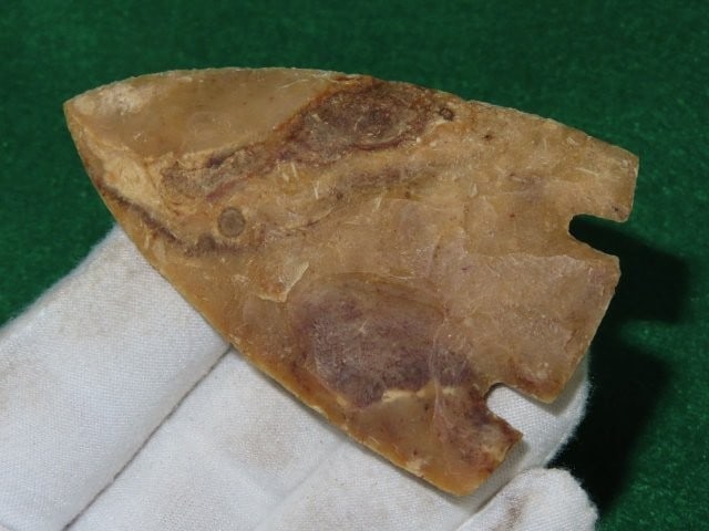 3 & 3/16" Mellville Indian Artifact Arrowhead (1 of 5)