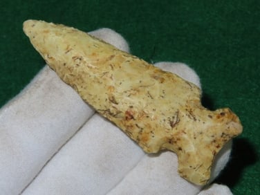 3 & 1/4" Graham cave Indian Artifact Arrowhead