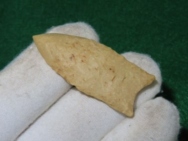 2 & 7/8" Clovis Indian Artifact Arrowhead