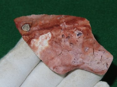 3 & 1/4" Colorful adena Indian Artifact Arrowhead