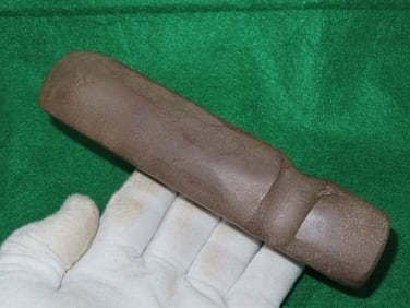 7 & 3/4" Grooved Holltolkum Axe Indian Artifact Arrowhead