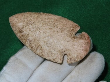 3 & 1/4" Dovetail Indian Artifact Arrowhead