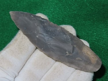 4" Paleo Lancelet Indian Artifact Arrowhead