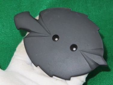6 & 5/8" Slate Turtle Gorget Indian Artifact Arrowhead