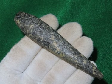 4 & 3/8" Rare Stone California Charm Pendant Indian Artifact Arrowhead