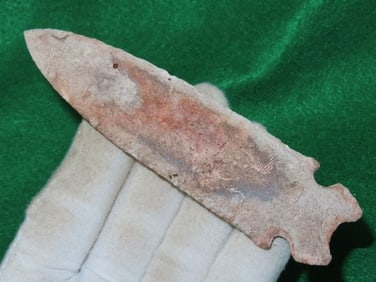 5 & 1/2" Colorful Graham Cave Indian Artifact Arrowhead