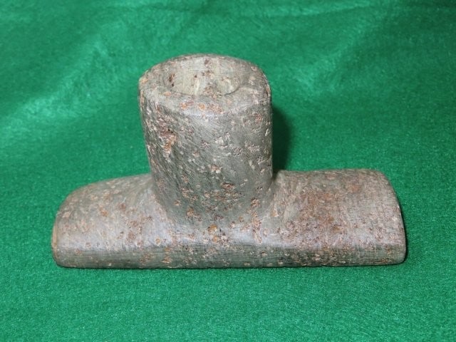 5 & 1/2" Steatite Pipe Indian Artifact Arrowhead: KEY WORDS: INDIAN ARTIFACT ARTIFACTS ARROWHEAD ARROWHEADS NATIVE AMERICAN MISSISSIPPIAN QUAPAW CADDO POTTERY COINS MORGAN DOLLAR PEACE DOLLAR SILVER COINS Arkansas. Now taking in consignments for pre-