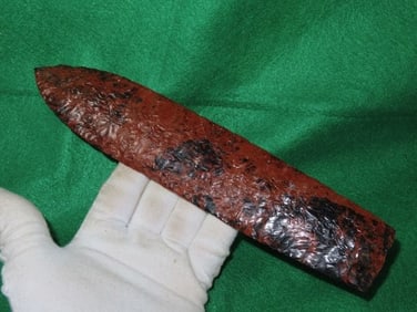 10 & 7/8" Cerimonial Obsidian Blade Indian Artifact Arrowhead