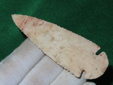 4 & 1/8" Dovetial ex - Kovack Collection Indian Artifact Arrowhead