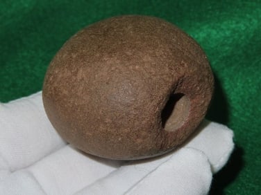 3" Ball Bannerstone Indian Artifact Arrowhead
