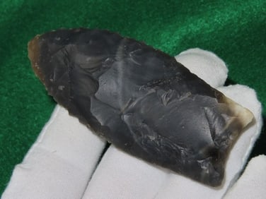 3 & 1/2" Clovis ex - Kovack Collection Indian Artifact Arrowhead