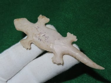 3 & 7/8" Rare Lizard ex - Kovack Collection Indian Artifact Arrowhead