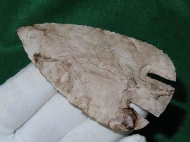 3 & 7/8" Calf Creek ex - Kovack Collection Indian Artifact Arrowhead