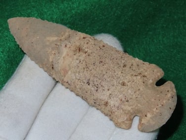 4 & 1/4" Dovetail ex - Kovack Collection Indian Artifact Arrowhead