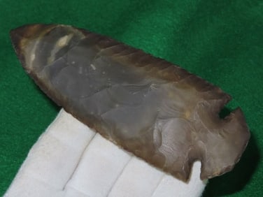 6" Dovetail ex - Kovack Collection Indian Artifact Arrowhead