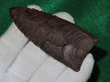 3 & 5/8" Clovis ex - Kovack Collection Indian Artifact Arrowhead