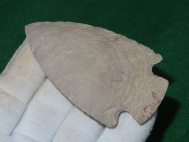 3 & 1/2" Hopewell Indian Artifact Arrowhead
