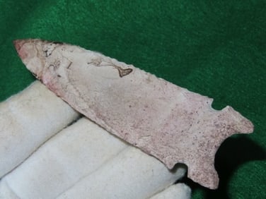 4 & 1/4" Graham Cave Indian Artifact Arrowhead