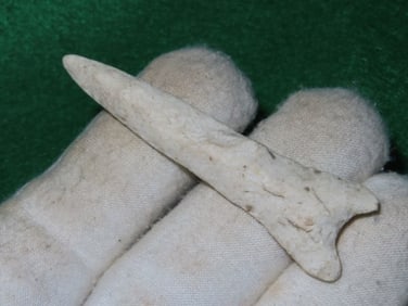 2 & 5/8" Dalton Indian Artifact Arrowhead