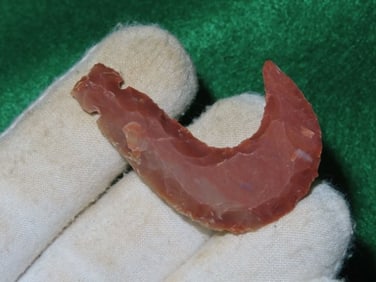 2" Fish Hook Indian Artifact Arrowhead