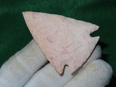 2 & 3/4" Hopewell Indian Artifact Arrowhead