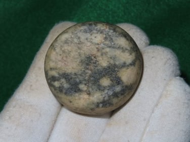 1 & 3/4" Discoidal Indian Artifact Arrowhead